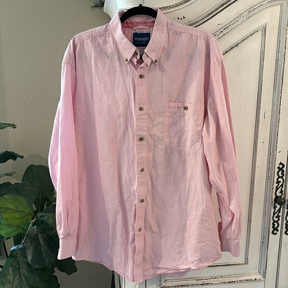 Wrangler Shirts Wrangler Mens Xl Tough Enough To Wear Pink Breast